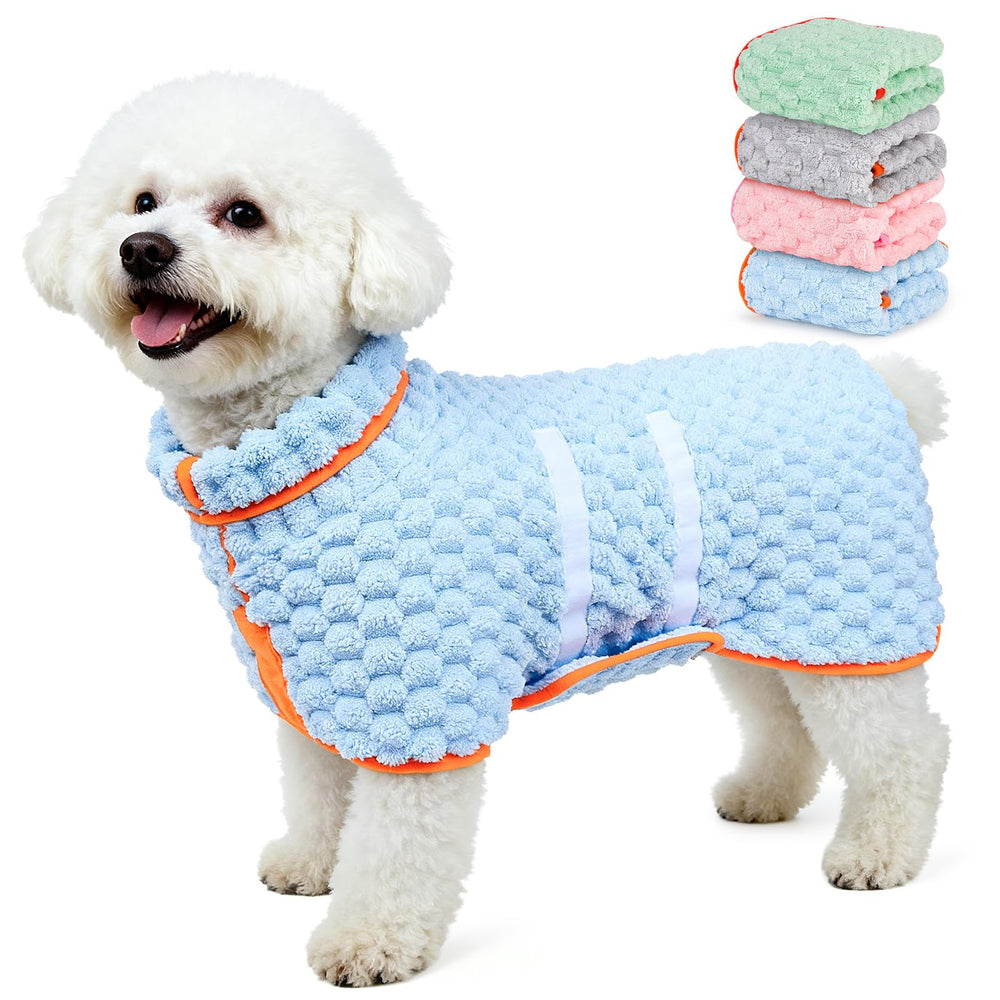 Bata para perro Glittme para secado rápido tras el baño
