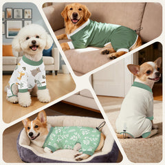 Pijamas Glittme 4 pack con diseños multicolor para perros pequeños