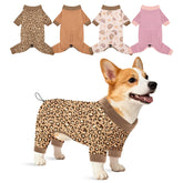 Glittme pijamas para perros pack 4, vista frontal para dormir cómodo