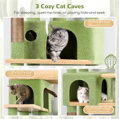 Globlazer 3 casetas para gatos brindan privacidad y descanso.