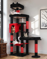 Globlazer Arbol Gato XL con base amplia para mayor estabilidad.