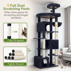 Globlazer Arbol Gato XL S80, postes de sisal para afilar garras.