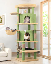 Globlazer árbol gatos cactus esquina: altura 66 pulgadas, ideal para felinos grandes.