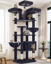 Globlazer F82: torre de 82 pulgadas para gatos en interiores, ideal para exploración.