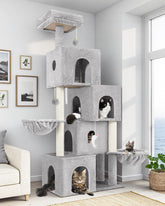 Globlazer árbol para gatos: torre alta de 70 pulgadas para descanso y observación.