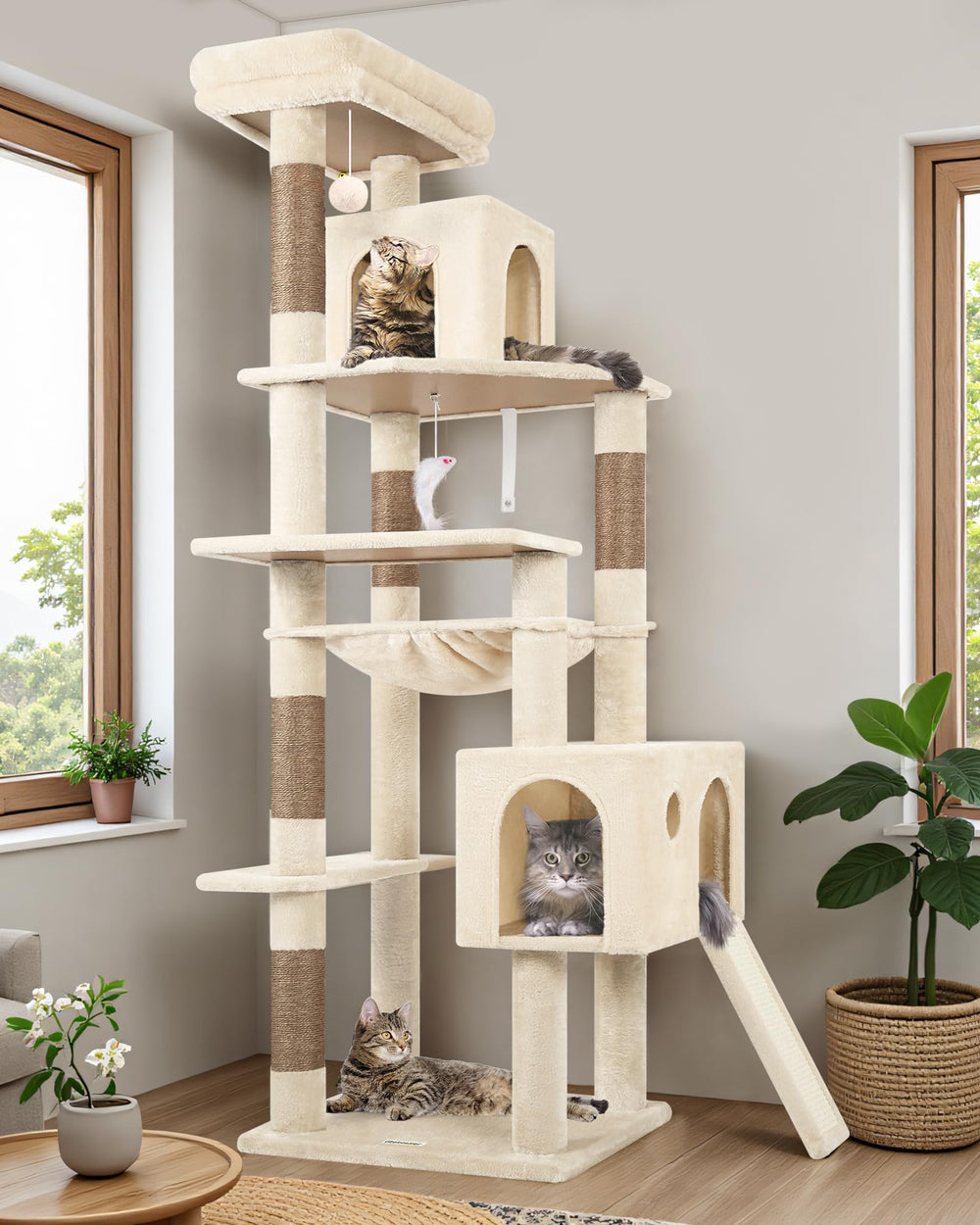 Globlazer hámaca grande para gatos adultos, descanso cómodo.