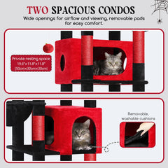 Globlazer torre-gato-gotica-postes-sisal: postes de sisal para afilar uñas y ejercitar músculos.