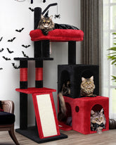 Globlazer torre gótico para gatos de interior, altura impresionante y estable.