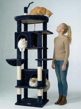 Globlazer torre gato grande - plataforma superior cómoda para descanso seguro