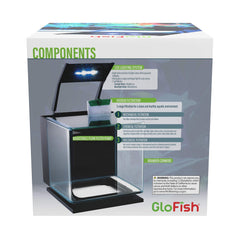 GloFish Betta Shadowbox Kit: filtracion de tres etapas mantiene el agua clara para bettas.