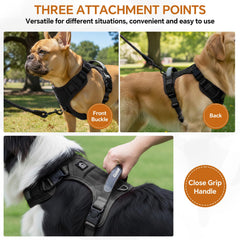 Glohoop arnés táctico, asa de control para guiar al perro