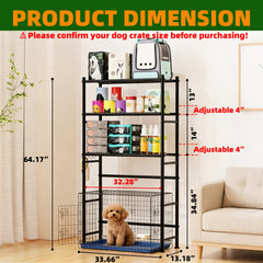 GloTika acero carbono resistente, ideal para almacenamiento pesado de comida y accesorios.