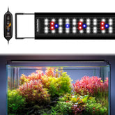 GLOWRIUM luz de acuario espectro completo ilumina plantas y peces.