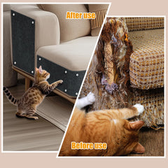 GMEZZO Rasca-gato adhesiva para paredes y muebles, instalación sencilla