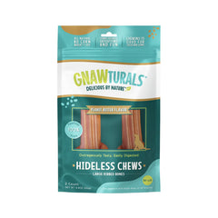 Gnawturals hueso acanalado para perro grande mejora la masticación.