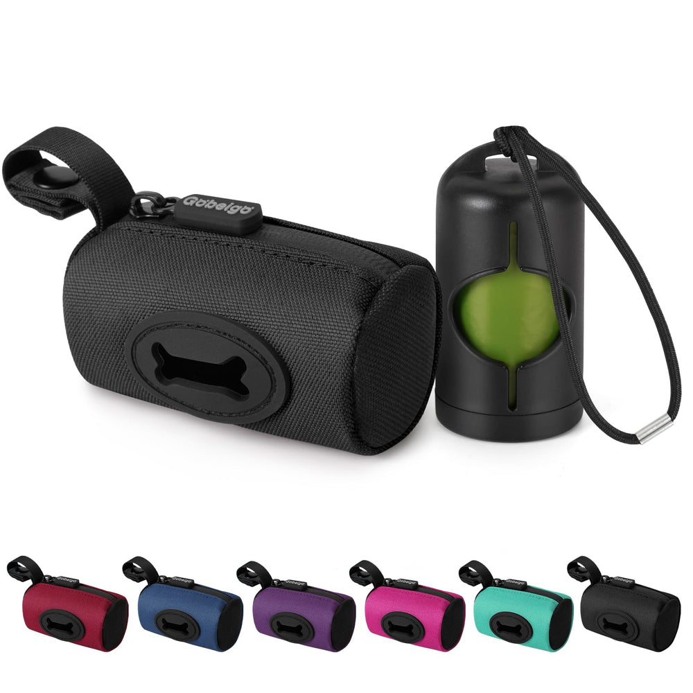 Gobeigo dispensador-bolsas perro dos-en-uno, ideal para paseos ordenados y limpios.