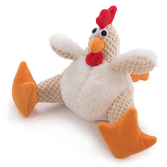 goDog Checkers Textura Cuadros Blanco: superficie blanda para abrazar y masticar