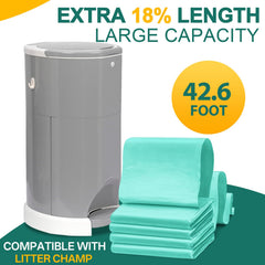 Compatibilidad garantizada con Litter Champ para cambios limpios.