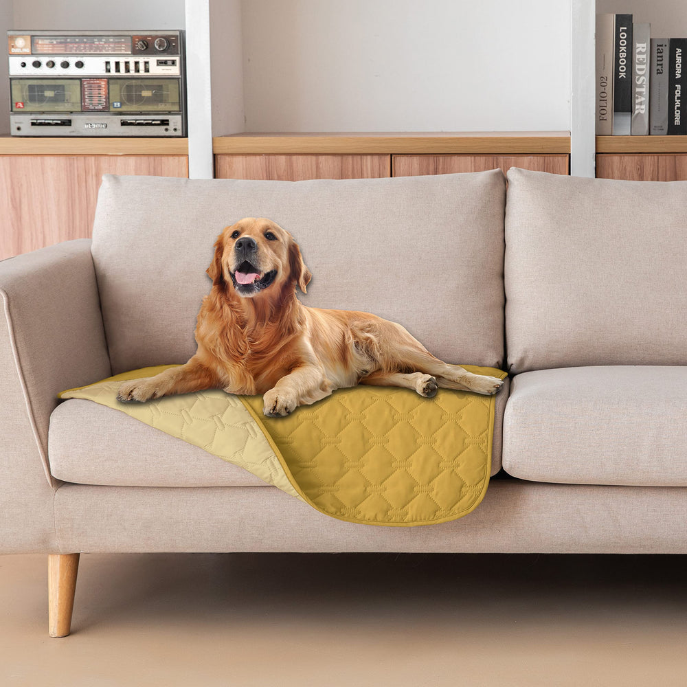 gogobunny cobertor impermeable de doble capa protege muebles y mantiene la superficie seca.