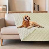 gogobunny: cobertura para perro con diseño de cuadros protege el sofá