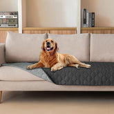 Manta impermeable gogobunny de doble cara para perros, ideal para mantener el suelo seco.