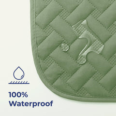 gogobunny manta-perros doble cara en verde claro protege contra pelos y manchas.