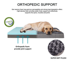 GOHOO PET cama enfriante para perros grandes, ayuda a mantener la temperatura.