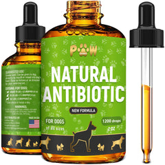 Golden Paw antibiótico natural para perros, apoyo general y energía diaria.