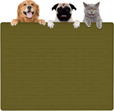 Goldleaf alfombra de alimentos para perros 39,5x29,5: protege el piso.