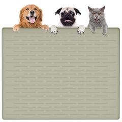 Goldleaf tapete-alimentos-mascotas-39-5x29-5: amplia zona para varias mascotas sin derrames.