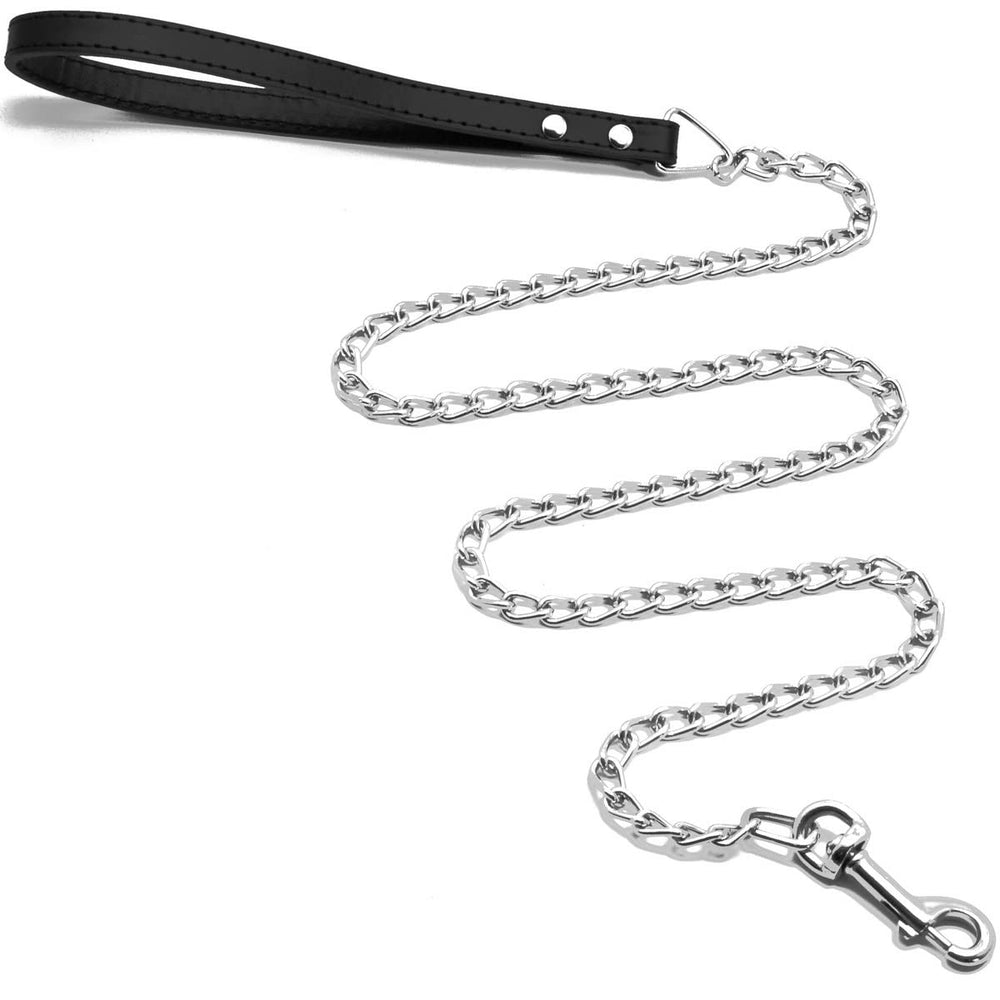 Correa para perro Goliton con cadena de metal, ideal para paseos seguros
