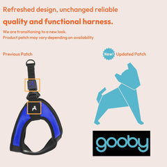 Gooby Escape Free Easy Fit con cierre rápido, seguro y fácil de usar durante salidas.