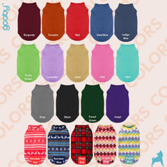 Gooby Stretch Fleece Sweater vista trasera, protege durante caminatas al aire libre