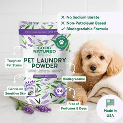 Etiqueta de Good Natured Brand 94 cargas, solución concentrada para hogares con mascotas