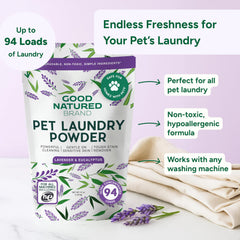 Limpieza de camas y mantas de mascotas con Good Natured Brand