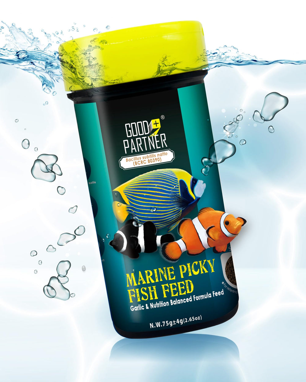 GOOD PARTNER Purify Series frente: alimento marino promueve dieta equilibrada.