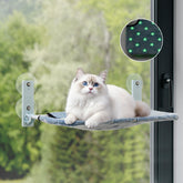 Goodhipi hamaca para ventana de gato que brilla en oscuridad para ver desde la sala