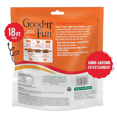 Good'n'Fun kabobs con trozos de carne real para sabor visible