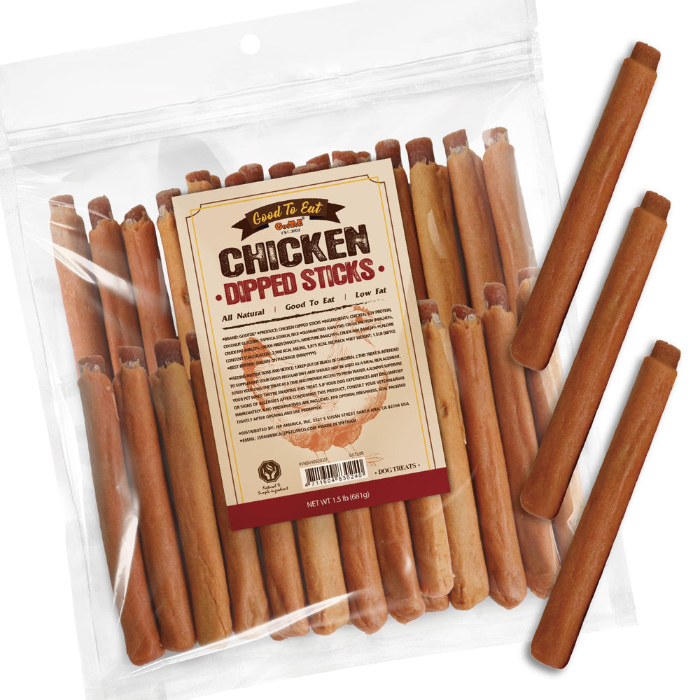 Gootoe jerky de pollo para perros; alto en proteína para entrenamiento