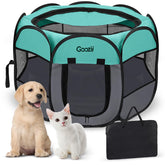 Goozii parque de gatos, interior espacioso para juego seguro.