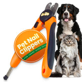 GoPets corta uñas para perros grandes con agarre ergonómico para uso cómodo en casa.