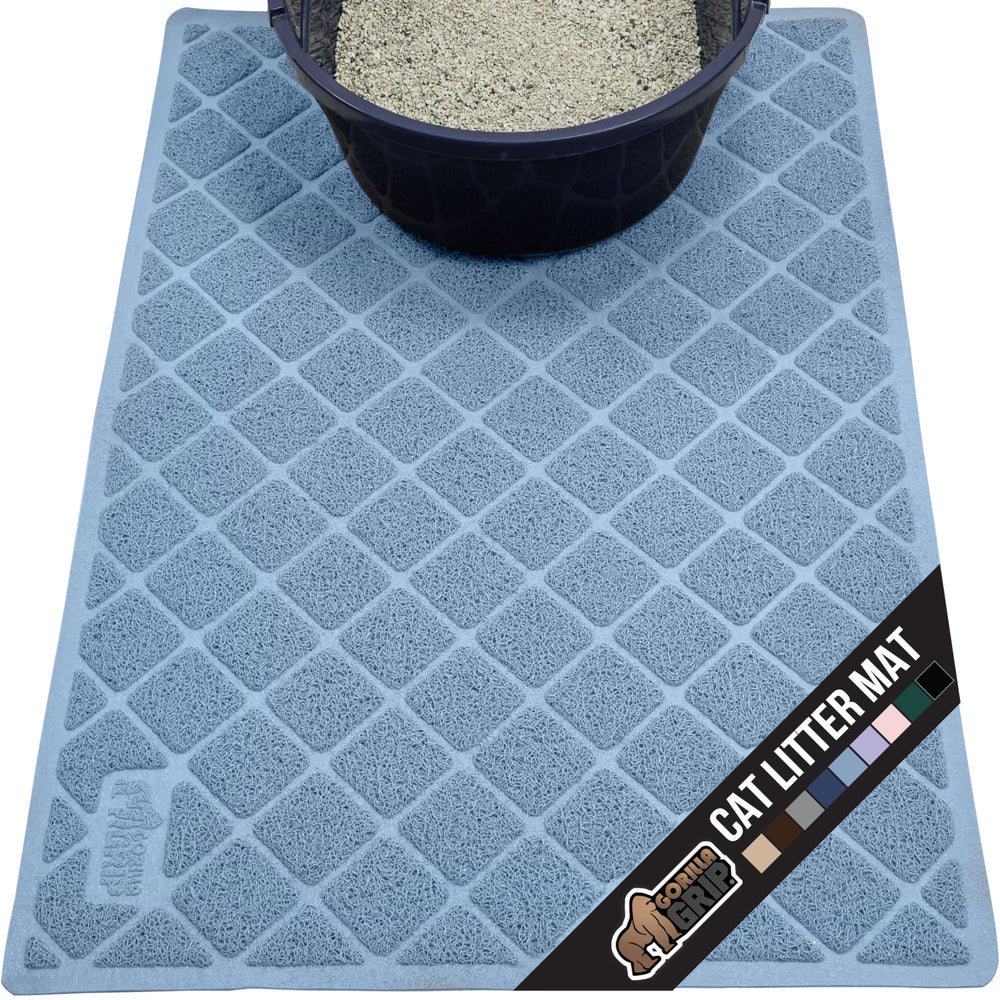GORILLA GRIP: almohadilla arenero con trampa para gatos en interiores.