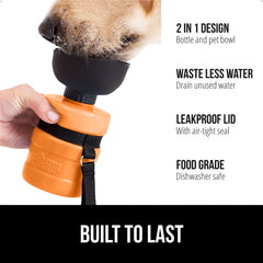 GORILLA GRIP dispensador portátil para mascotas ideal para viajes y caminatas