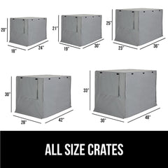 Funda Gorila Grip con laterales abiertos para jaula con múltiples puertas.