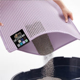 MANTA DE GORILLA GRIP, capa superior de panales, atrapa la arena para reducir desorden.