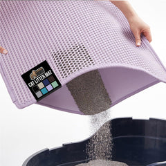 MANTA DE GORILLA GRIP, capa superior de panales, atrapa la arena para reducir desorden.