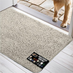 GORILLA GRIP SOAKSTOPPER: alfombra de entrada absorbe humedad para hogares con mascotas