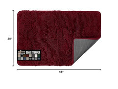 GORILLA GRIP SOAKSTOPPER detalle-chenille-densa: textura suave que atrae la humedad.