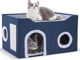 Gosipeya casa para gatos: interior espacioso para descansar