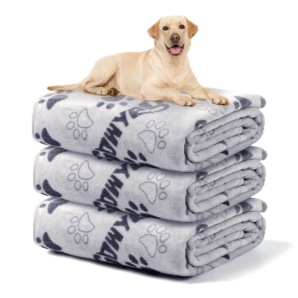 Gowyeg manta para perro grande con patitas, ideal para descanso cómodo.